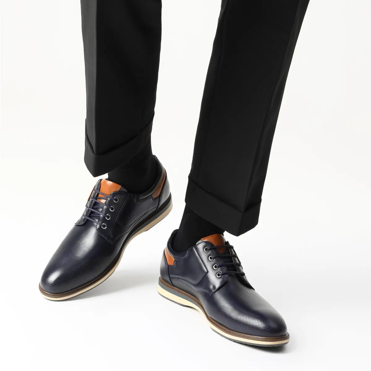 Bruno Marc Men's Casual Dress Business Formal Oxfords,8/Navy,12 | Classic Comfort & Style - view 9