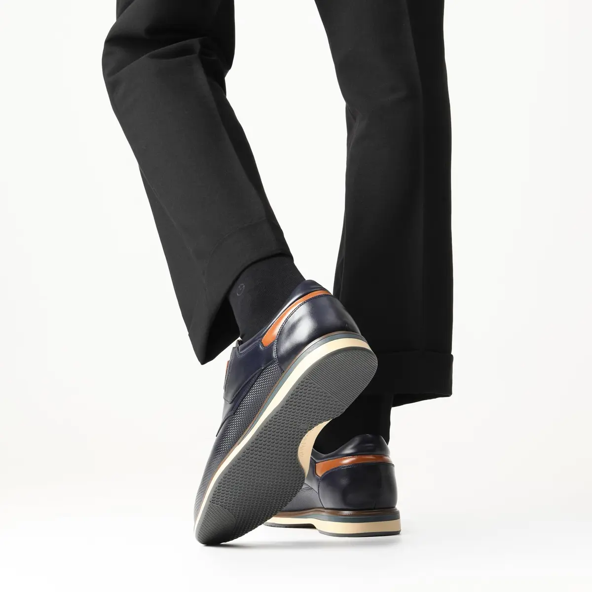 Bruno Marc Men's Casual Dress Business Formal Oxfords,8/Navy,12 | Classic Comfort & Style - view 2