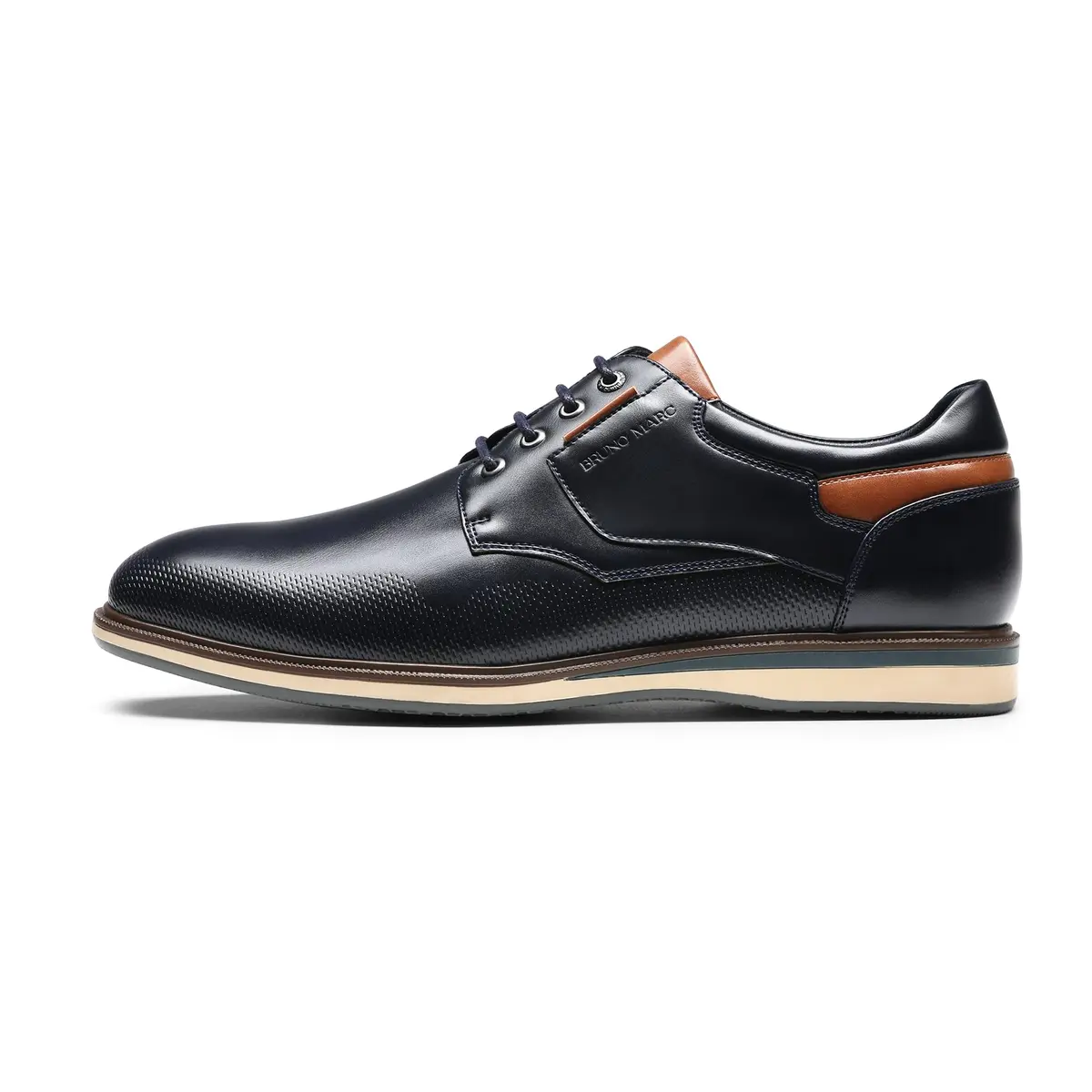 Bruno Marc Men's Casual Dress Business Formal Oxfords,8/Navy,12 | Classic Comfort & Style - view 5