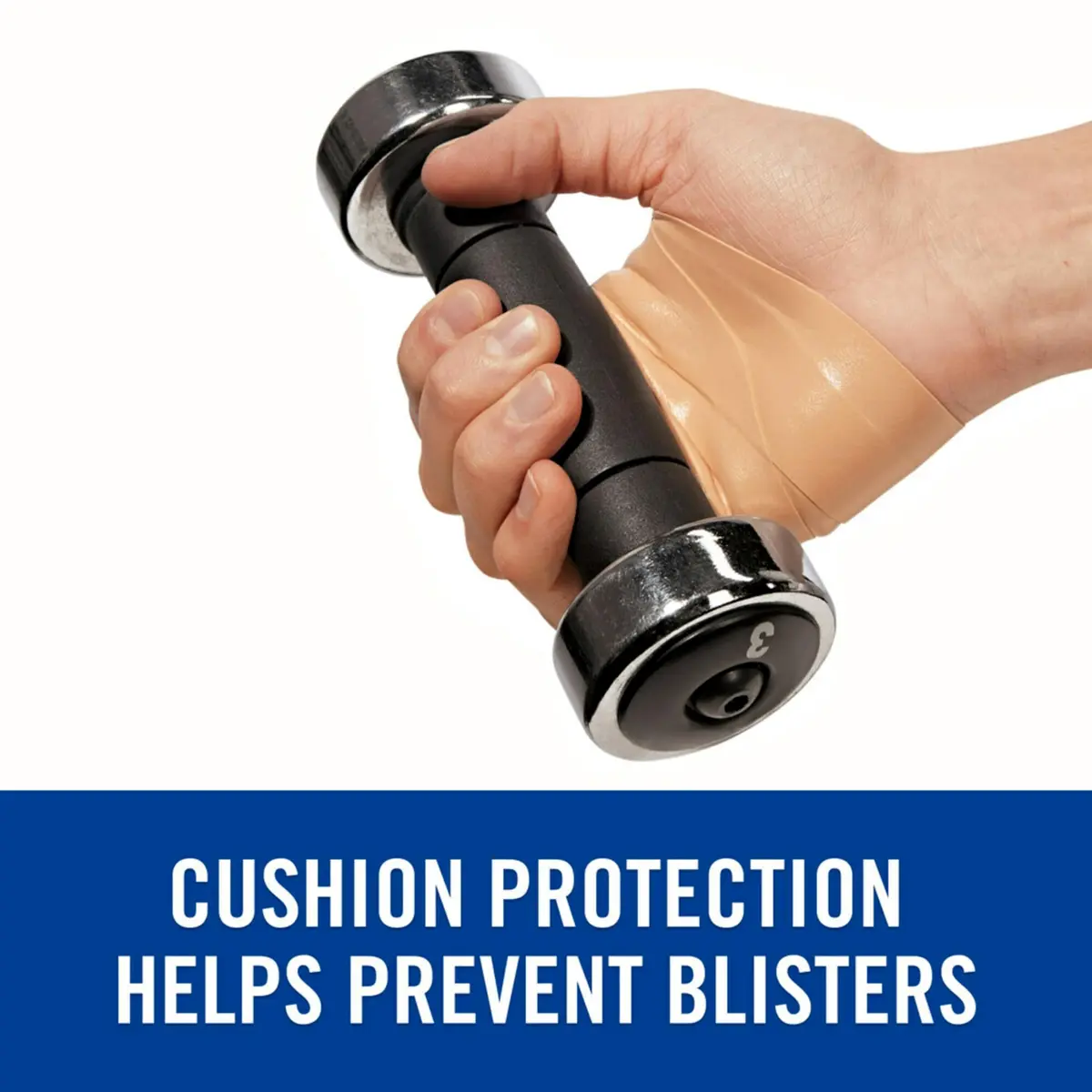 Nexcare Blister Prevention Tape Waterproof Foam 1 In x 5 Yds | Cushions & Protects Skin - view 2
