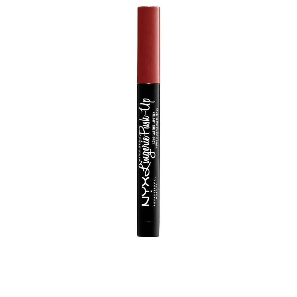 NYX PROFESSIONAL MAKEUP Lip Lingerie Push-Up Lipstick - Seduction (Reddish Brown Nude) 0.05 oz (1.4g) | Plumping Matte Finish - main product image