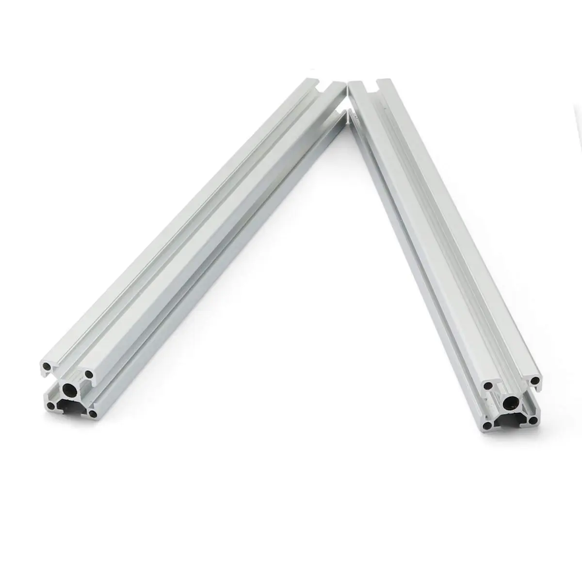 PZRT Aluminum Profile Extrusion 250mm | European Standard Anodized Silver for DIY 3D Printer & CNC (250mm) - view 3