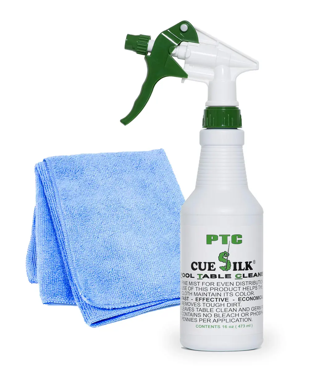 Cue Silk Pool Table Cleaner 16 oz | Fast, Bleach-Free Cleaning Solution for Billiard Tables - main product image