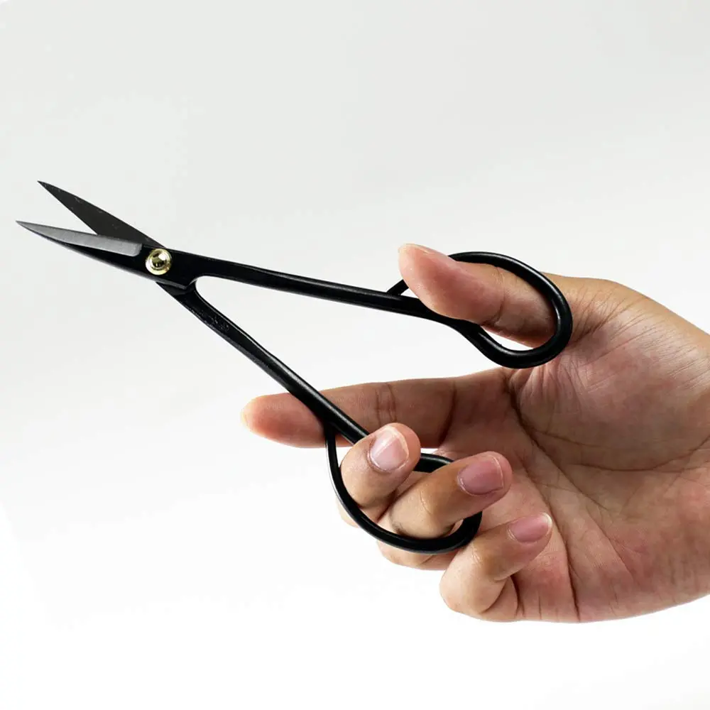 Wazakura Satsuki Bonsai Scissors 7in (180mm) Black | Japanese Carbon Steel Pruning Shears - view 3