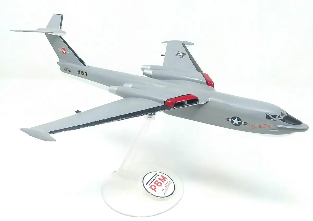 Atlantis ART_CRAFT_KIT 1:136 Martin P6M Seamaster | Vintage Model Kit with Vinyl Tires & Opening Doors - view 3