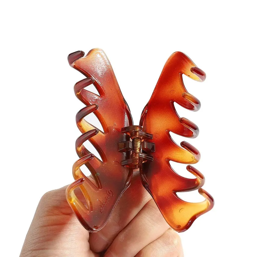 Liasun Hair Claw Clip, Medium Strong Hold, Delicate Design, 1 Count, Wine Red | Suitable for All Hair Types - view 5