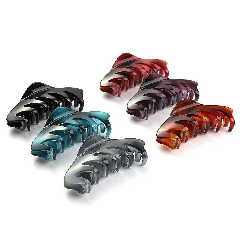 Liasun Hair Claw Clip, Medium Strong Hold, Delicate Design, 1 Count, Wine Red | Suitable for All Hair Types - view 6