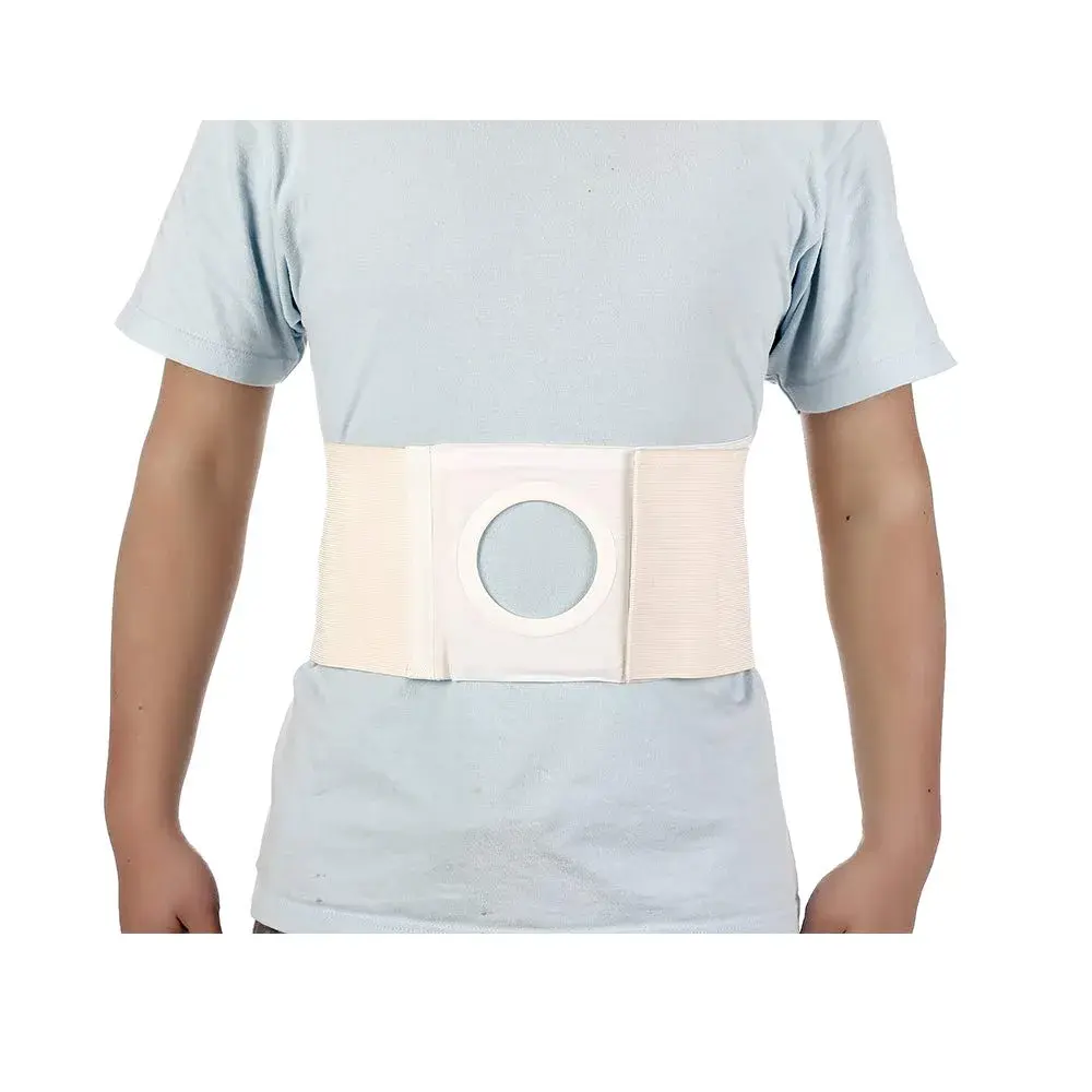 Mybow Ostomy Belt Hernia Wrap for Men & Women - L (39.5" x 6.3") | Supports Ostomy Bag & Post-Op Recovery - view 5