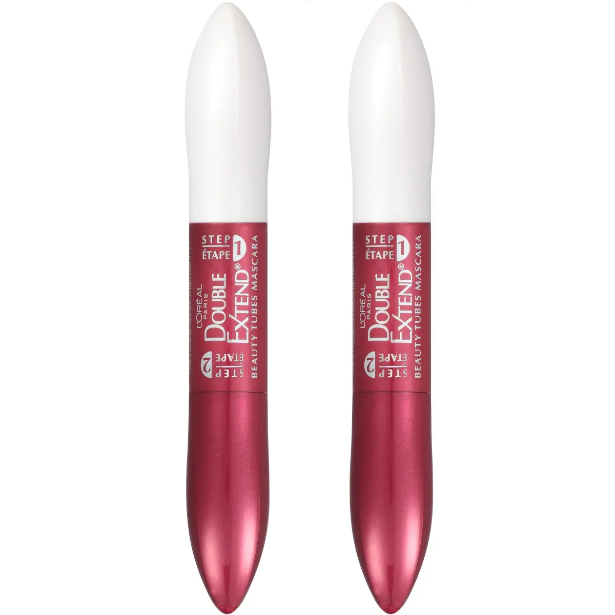L'Oreal Paris Double Extend Tubing Mascara Black Pack of 2 | Lengthening 2 Step Mascara with Smudgeproof Finish - view 7