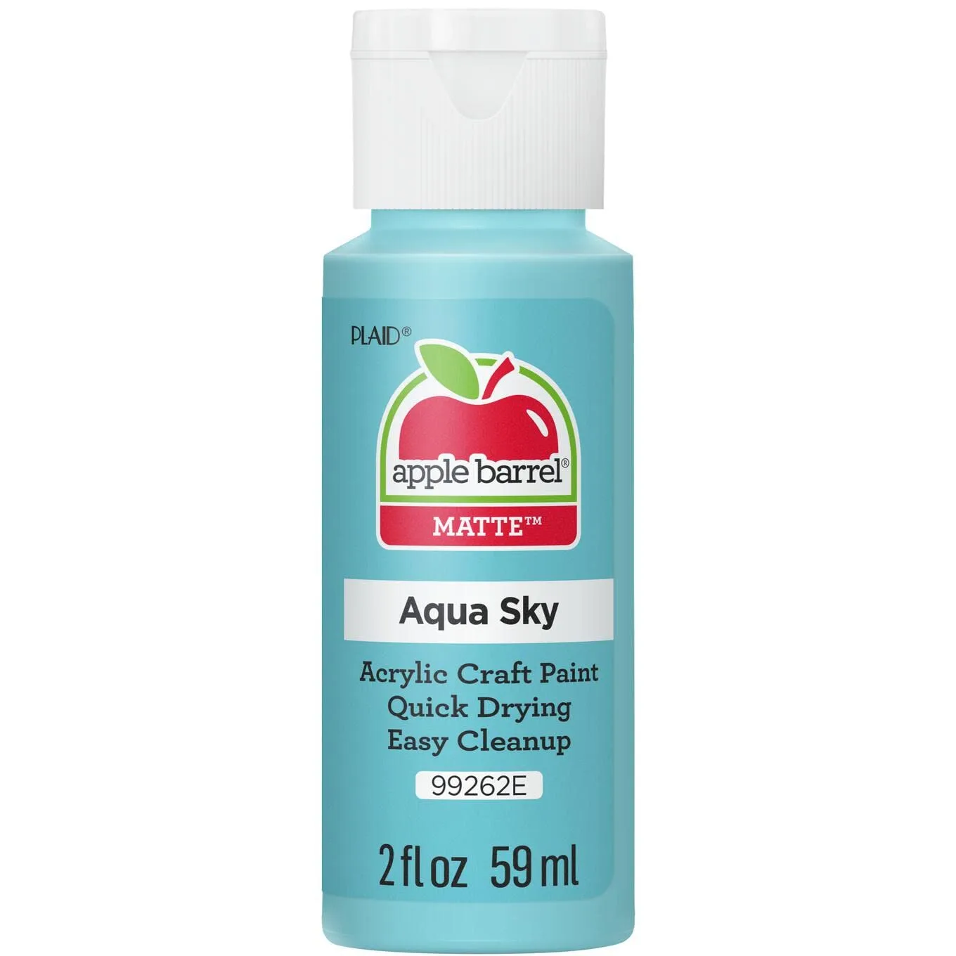 Apple Barrel Acrylic Paint Aqua Sky 2 fl oz (59 ml) | Non-Toxic Craft Paint for DIY Projects - main product image