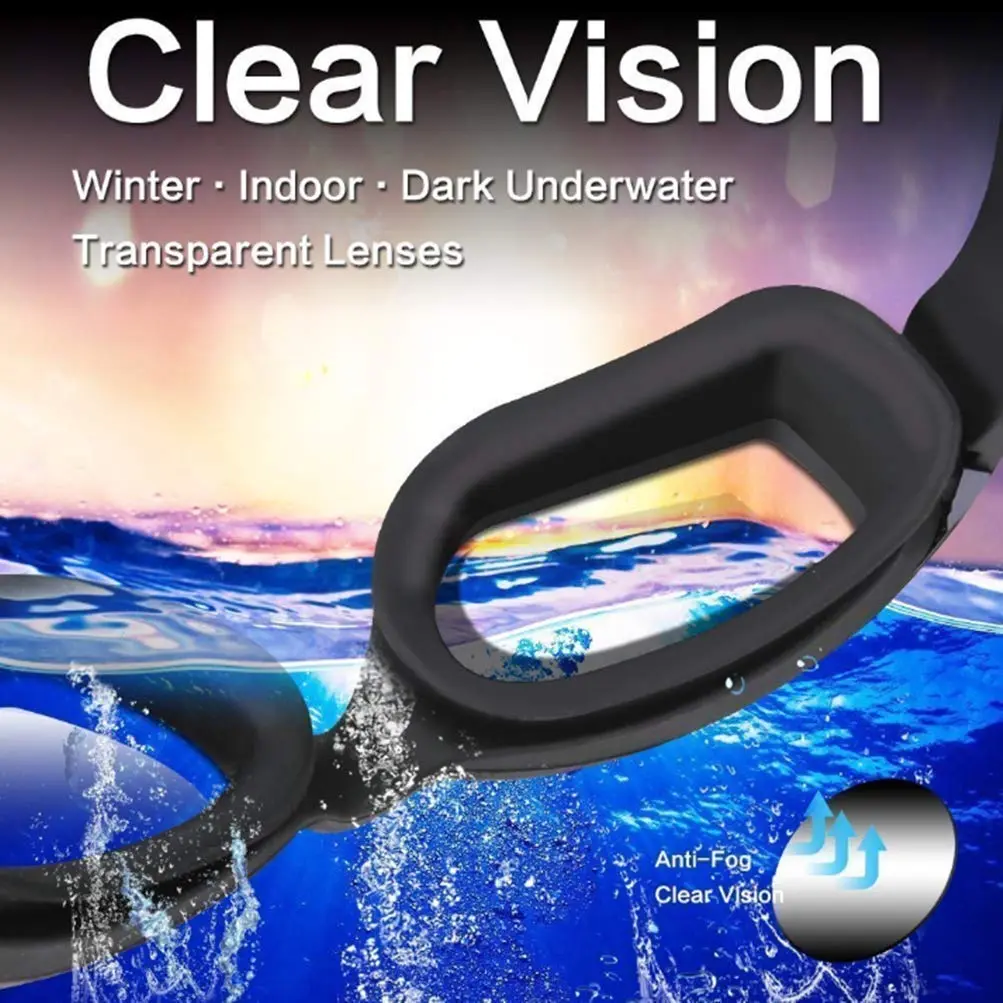 Emoly Swim Goggles No Leaking Anti Fog UV Protection for Adults & Kids | Comfortable Fit & Clear Vision - view 6