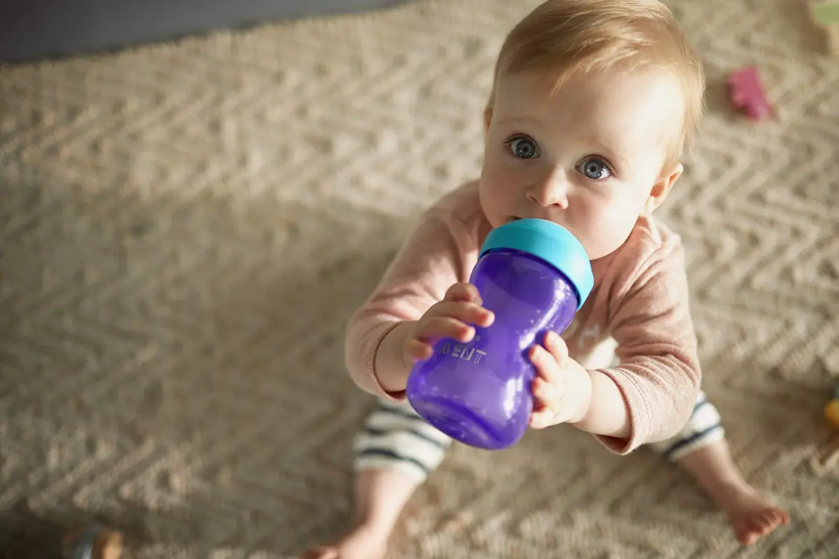 Philips Avent My Grippy Spout Sippy Cup, Soft Spout, 296ml (10 oz), 2-Pack | BPA-Free, Leak-Proof Toddler Cup - view 7