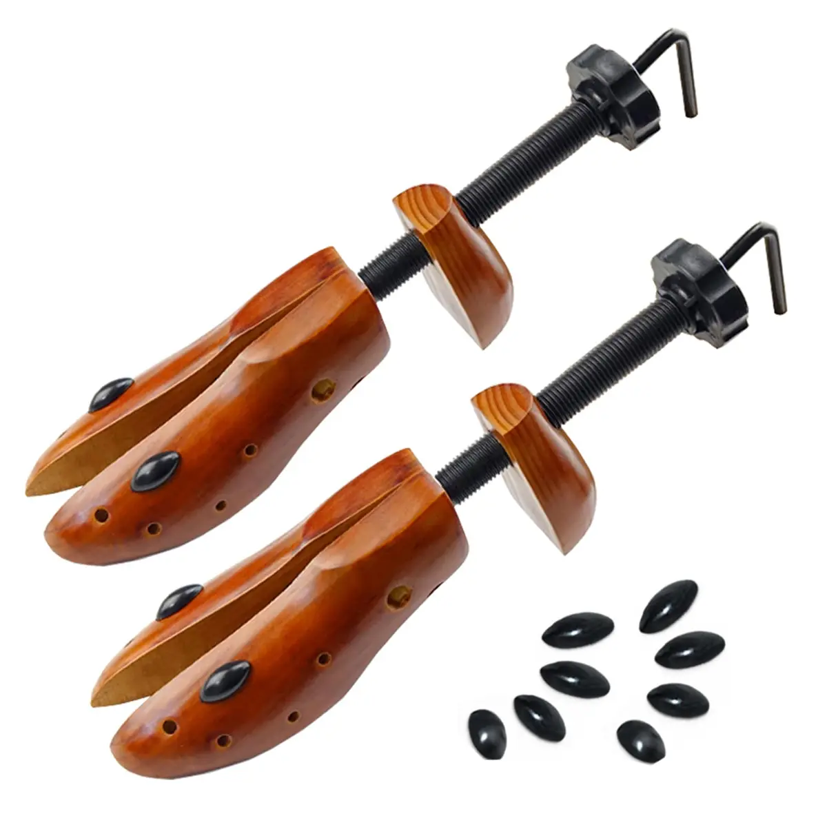 EchoDone 2-Way Wooden Shoe Stretcher for Men & Women, Large 28.5cm (11.2in) | Maintains Shoe Shape & Adjusts Fit - main product image