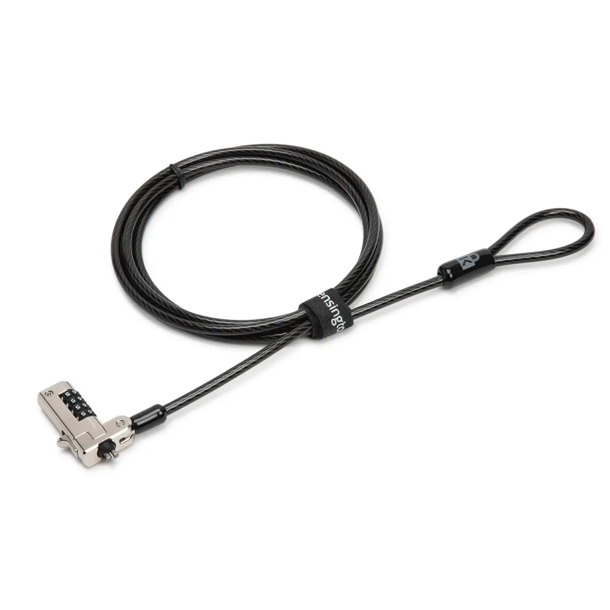 Kensington N17 Combination Laptop Lock | 1.8m (6ft) Carbon Steel Cable, 10,000 Combinations - main product image