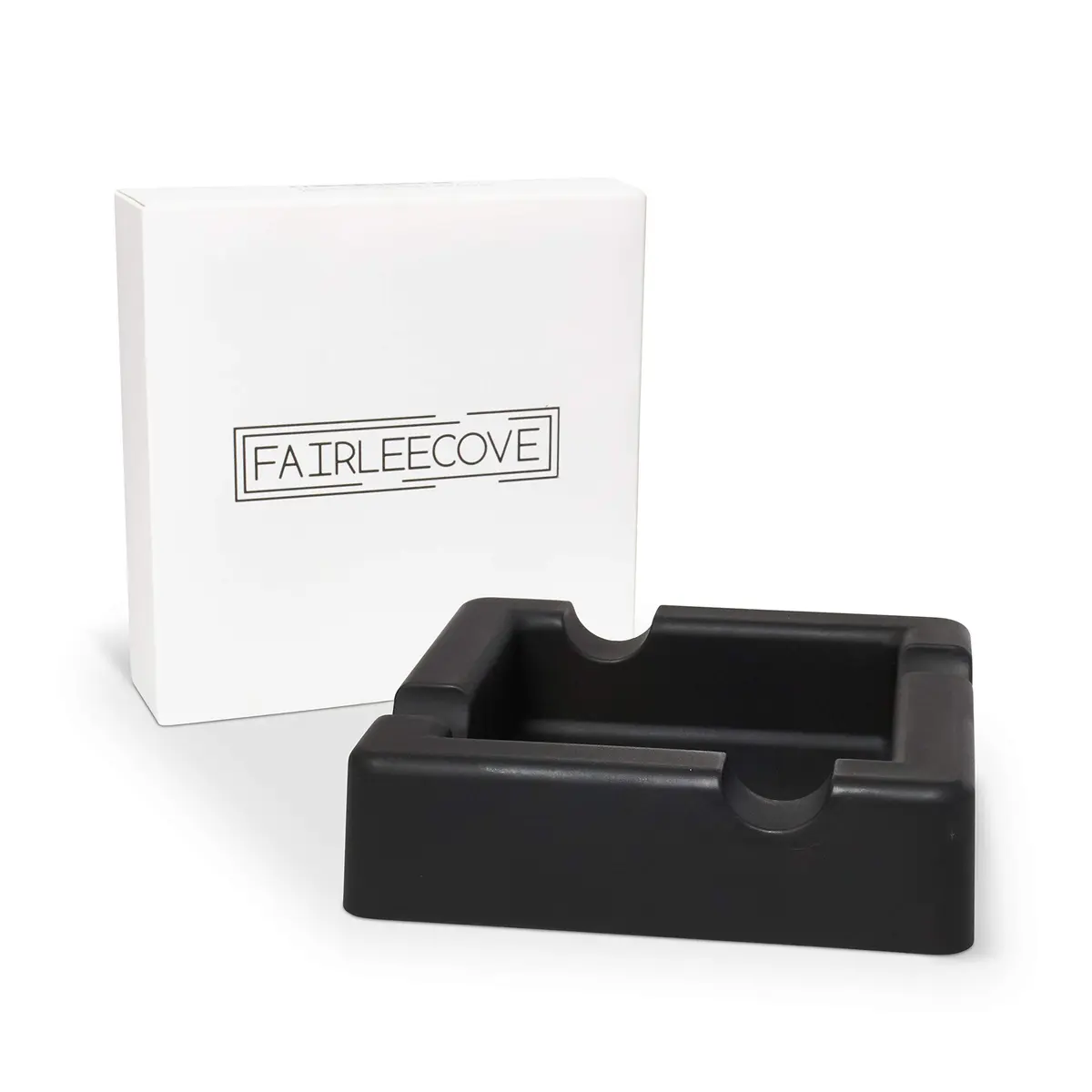 FairleeCove Cigar Ashtray for Large Gauge Cigars | Unbreakable Silicone, Wide Shelf, Indoor Outdoor Use - view 3