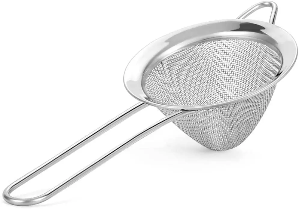 KAFOOR Fine Mesh Strainer - 3.3 Inch Conical Sieve - Tea & Food Strainer, Stainless Steel, Durable & Rust-Resistant - view 2