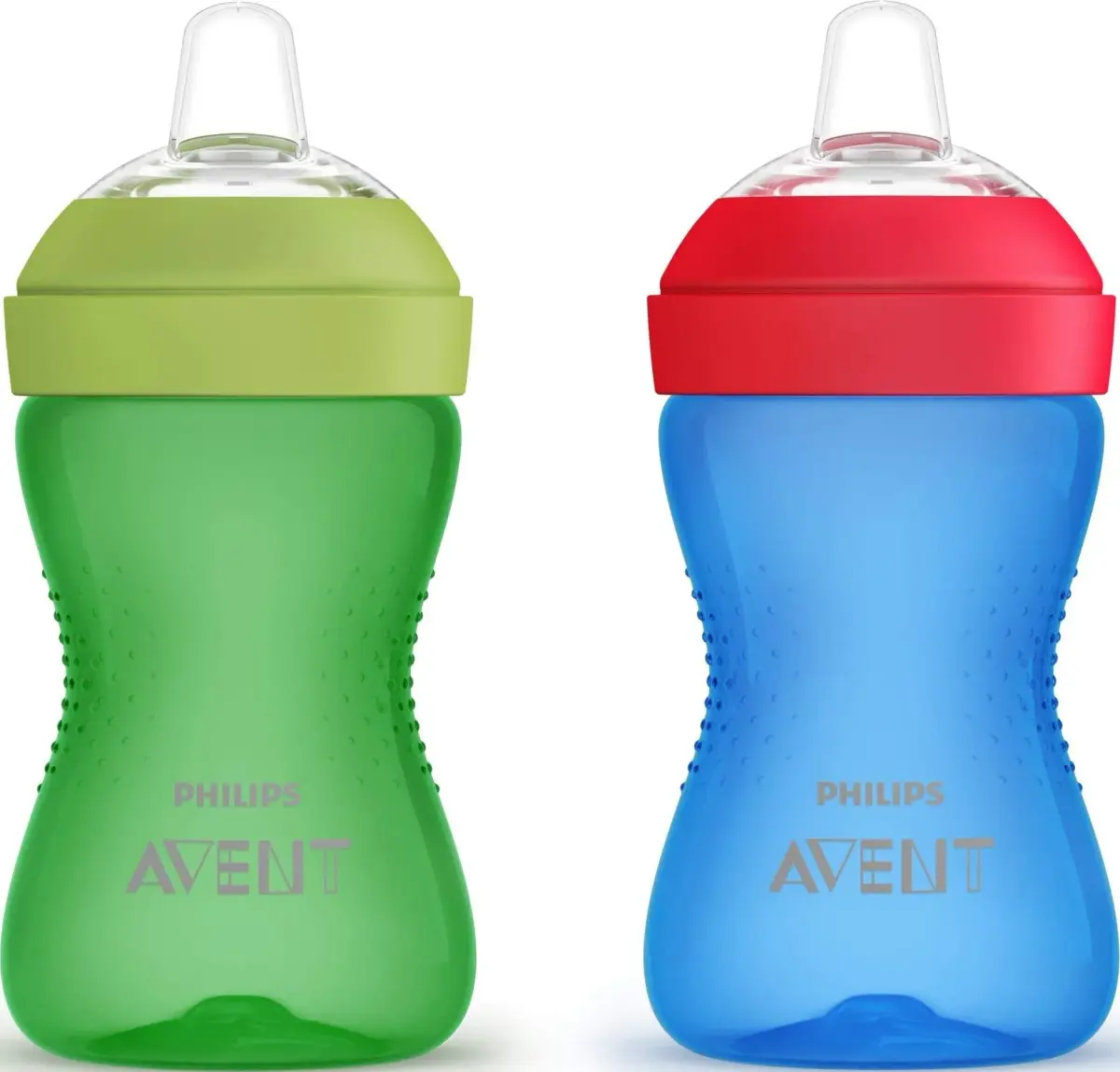 Philips Avent My Grippy Spout Sippy Cup, Soft Spout, 296ml (10 oz), 2-Pack | Leak-Proof & BPA-Free Toddler Cup - main product image