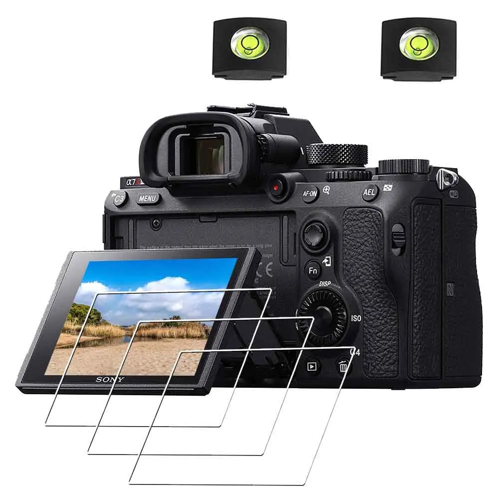 ULBTER Tempered Glass Screen Protector for Sony Alpha A7S III A1 LCD | 3-Pack - main product image
