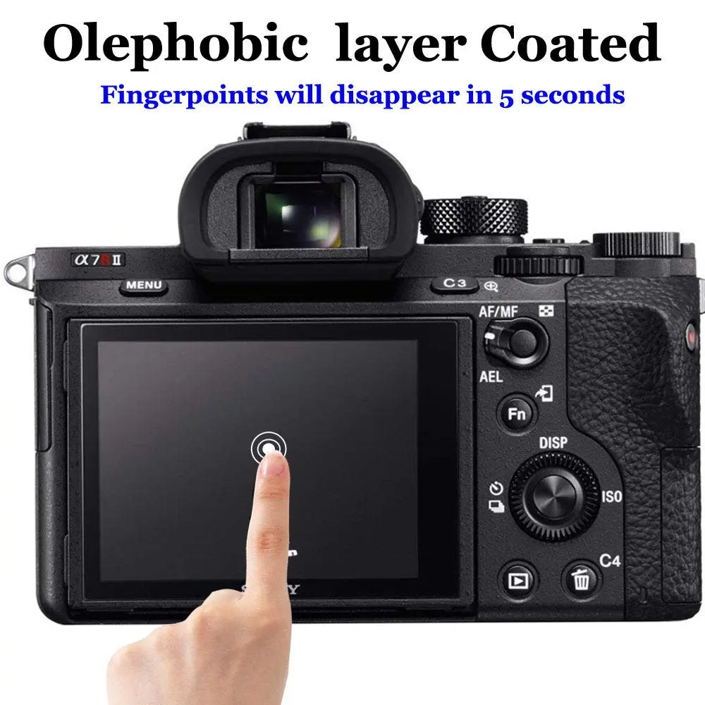 ULBTER Tempered Glass Screen Protector for Sony Alpha A7S III A1 LCD | 3-Pack - view 5