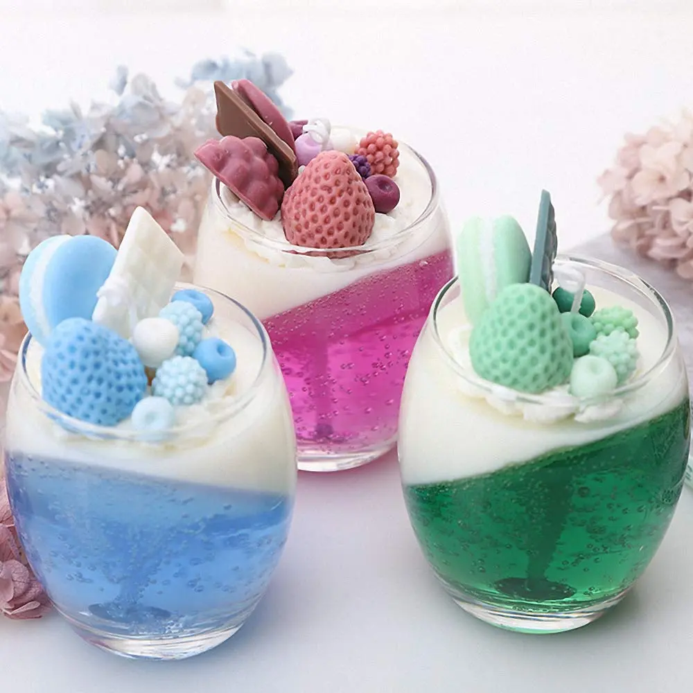 HiParty 3D Mini Silicone Fondant Molds Set | Realistic Berries for Cake & Cupcake Decor (2.3x3.1cm Strawberry) - view 7