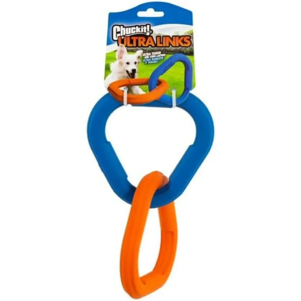 ChuckIt! Ultra Links Dog Toy | Durable Natural Rubber Tug Toy for Large Dogs - main product image