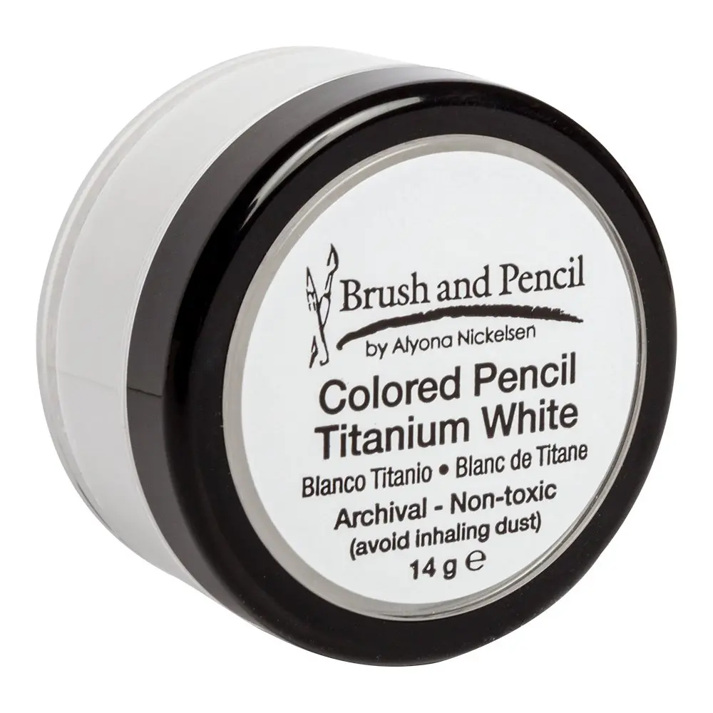 Brush and Pencil Colored Pencil Titanium White | Bright White for Art & Drawing - main product image
