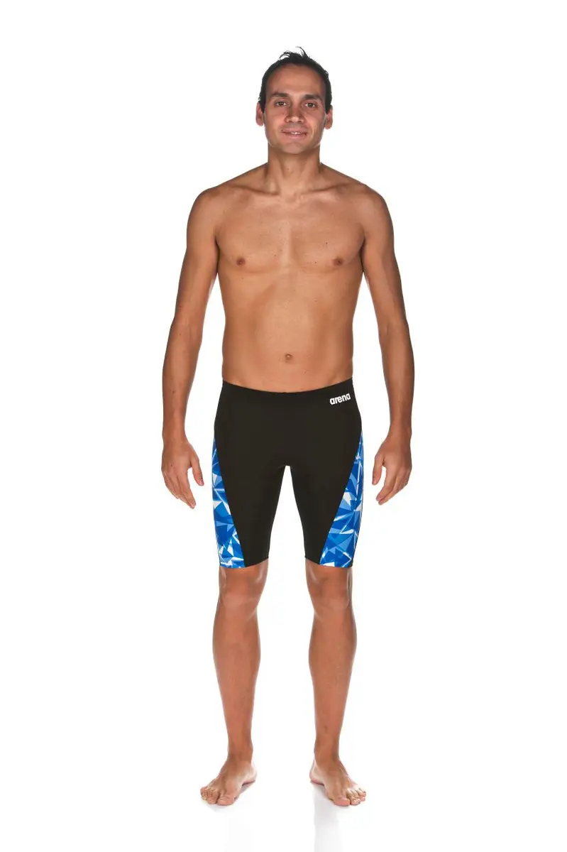 ARENA Men's Previous Season Team Color Print Jammer 22 | MaxLife Chlorine Resistant Fabric - main product image