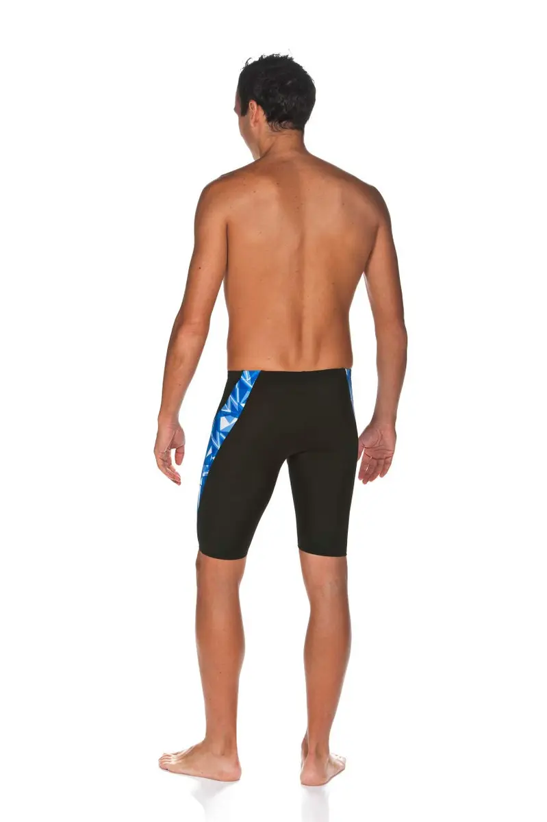 ARENA Men's Previous Season Team Color Print Jammer 22 | MaxLife Chlorine Resistant Fabric - view 2