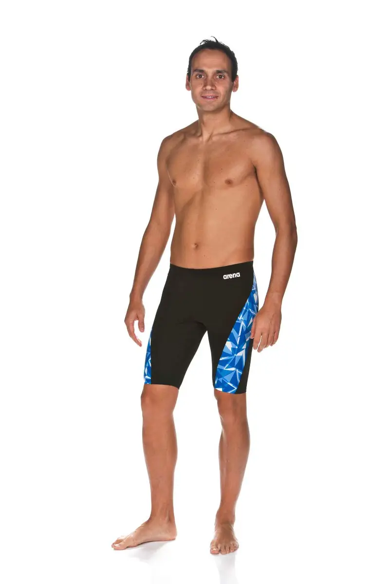 ARENA Men's Previous Season Team Color Print Jammer 22 | MaxLife Chlorine Resistant Fabric - view 3