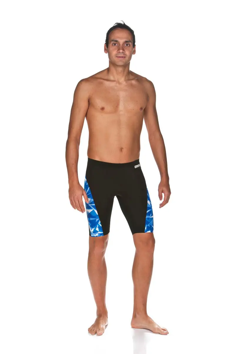 ARENA Men's Previous Season Team Color Print Jammer 22 | MaxLife Chlorine Resistant Fabric - view 4