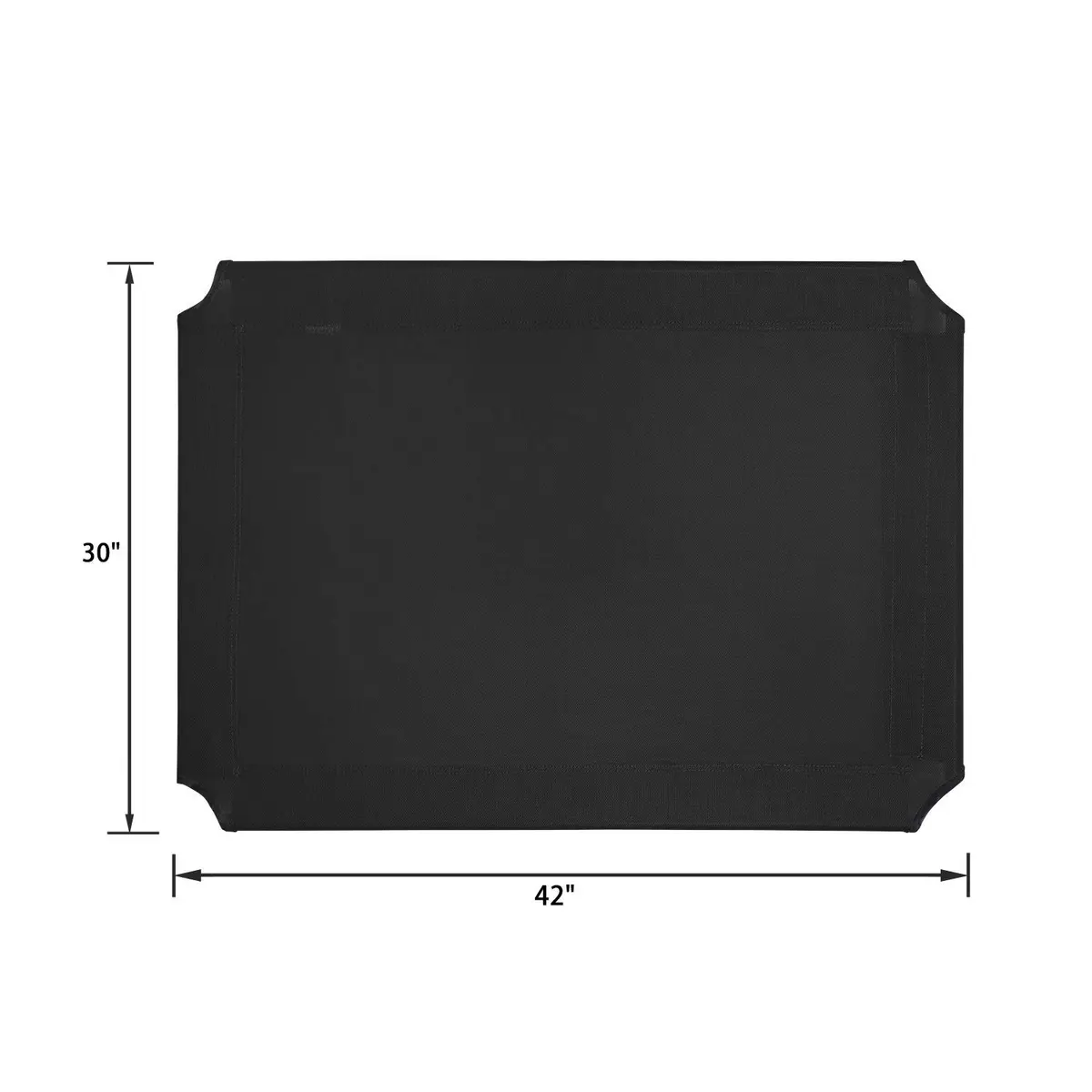 Veehoo Replacement Dog Bed Cover for CWC1803 Cot 106.68cm x 76.2cm (42"x30") | Breathable Mesh Fabric for Cooling Comfort - view 3