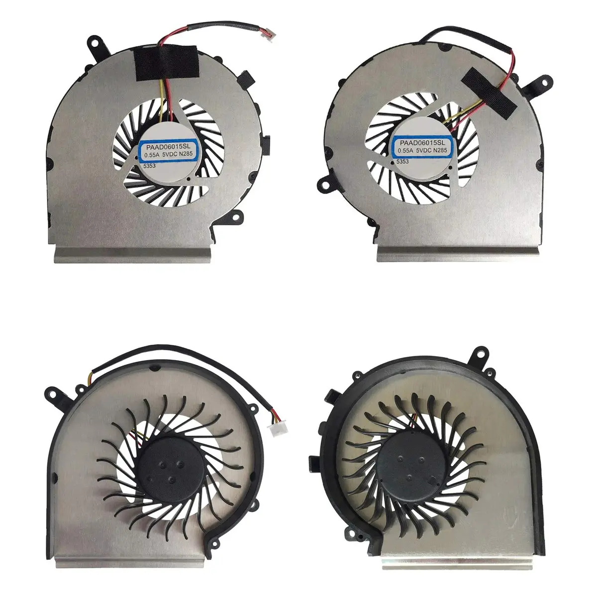 Todiys CPU + GPU Cooling Fan Compatible with MSI GE62 GL62 GE72 GP62 | Internal Computer Fan - main product image
