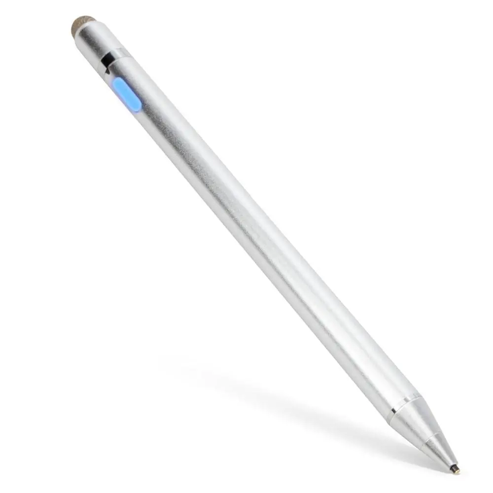 BoxWave Active Stylus Pen for Acer Chromebook 15 (CB515) 15.6 in | Ultra Fine Tip, 12H Battery, Metallic Silver - main product image
