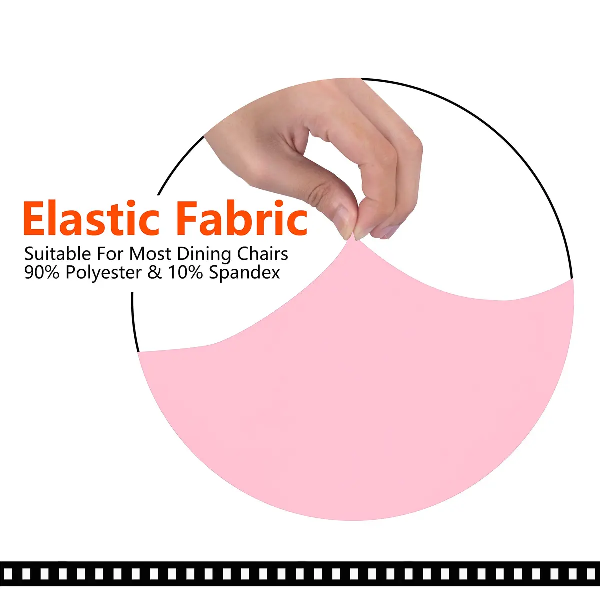 SARAFLORA Office Chair Cover- Large, Pink | Removable, Washable Protector for Office & Study - view 2