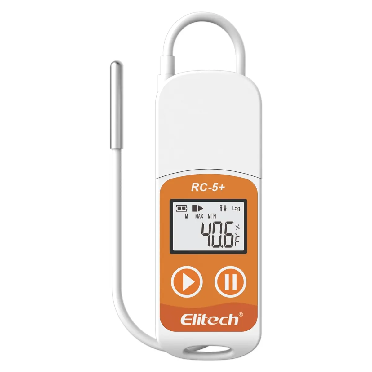 Elitech RC-5+ TE Digital PDF USB Temperature Data Logger 32000 Points | High Accuracy with External Sensor - main product image