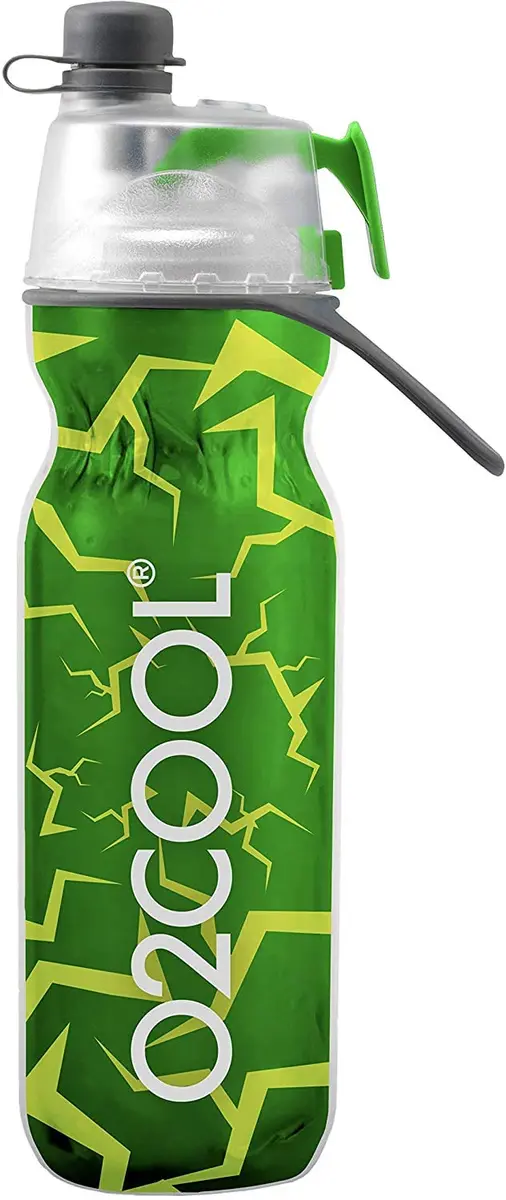 O2COOL Mist N Sip 20 oz Insulated Plastic Sports Bottle | Misting & Drinking with Cool Design - main product image
