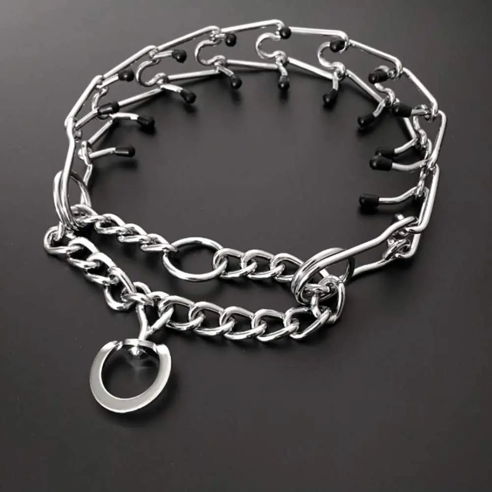 Love Dream Prong Collars for Dogs No Pull Dog Training Collar | Heavy Duty, Adjustable, Rubber Tips (15-23") - view 3