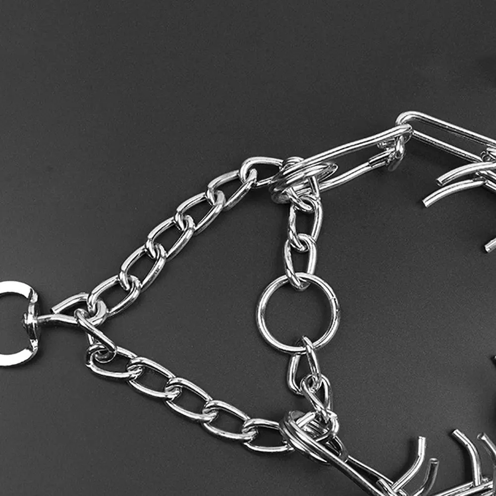 Love Dream Prong Collars for Dogs No Pull Dog Training Collar | Heavy Duty, Adjustable, Rubber Tips (15-23") - view 4