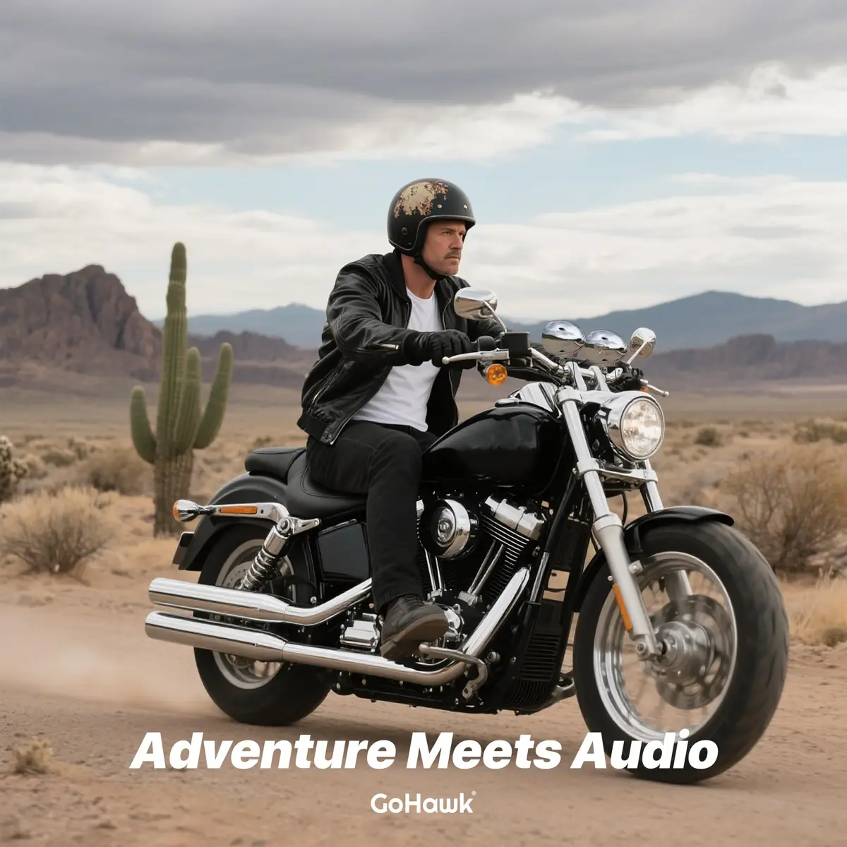GoHawk Motorcycle Speakers Bluetooth 4 Inch Waterproof Radio Audio System | 100W Waterproof Handlebar Speakers - view 5