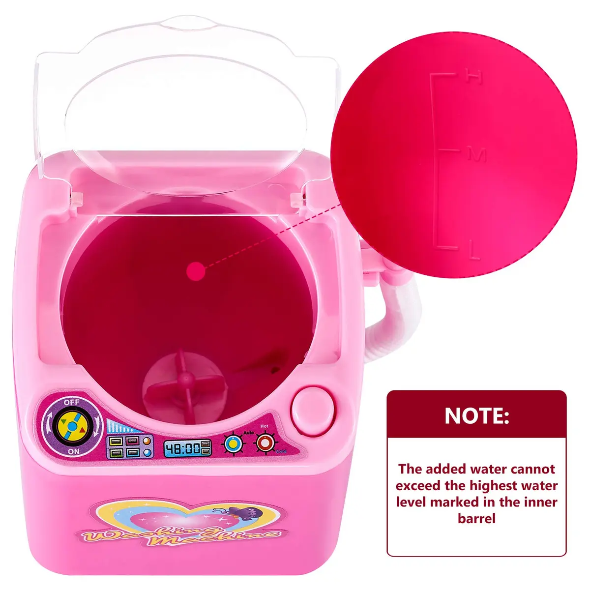 Hsei Mini Washing Machine for Makeup Brushes & Sponges | Portable, Electric, Travel-Friendly - view 2