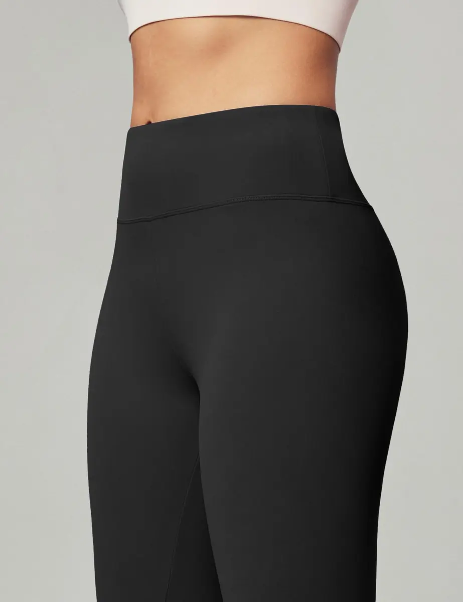 IUGA High Waisted Tummy Control Leggings with Pocket for Women XX-Large Black | Squat Proof Yoga Pants - view 3