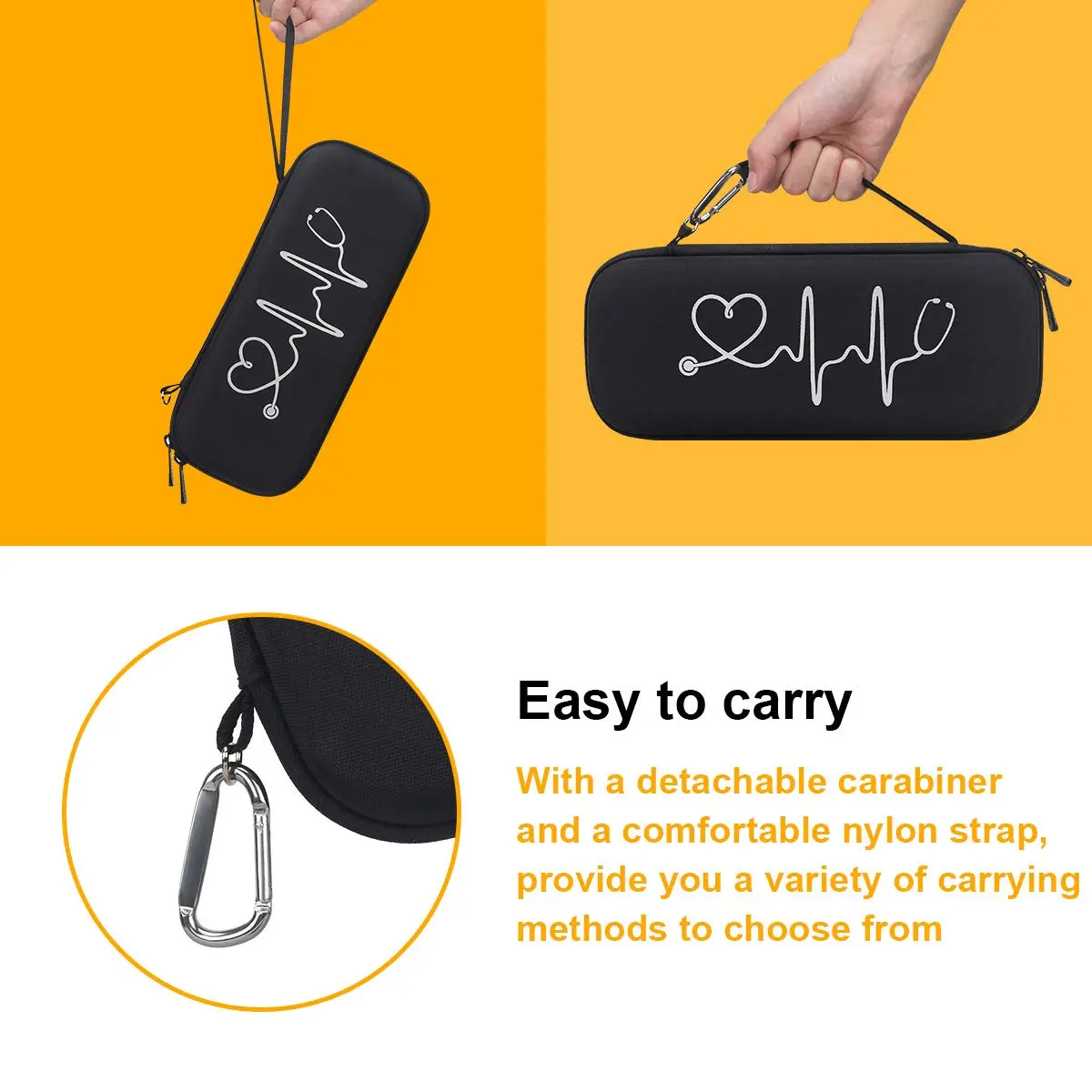 BOVKE Hard Case for 3M Littmann Classic III/Cardiology IV/MDF Stethoscope | Durable, Compact & Waterproof - view 5