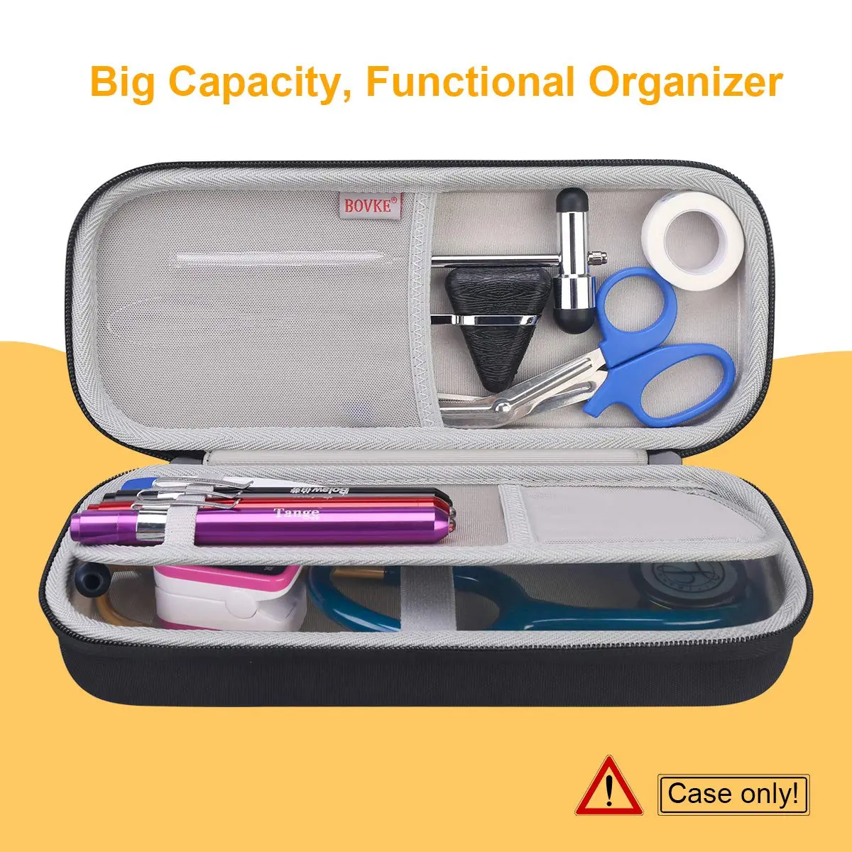 BOVKE Hard Case for 3M Littmann Classic III/Cardiology IV/MDF Stethoscope | Durable, Compact & Waterproof - view 3