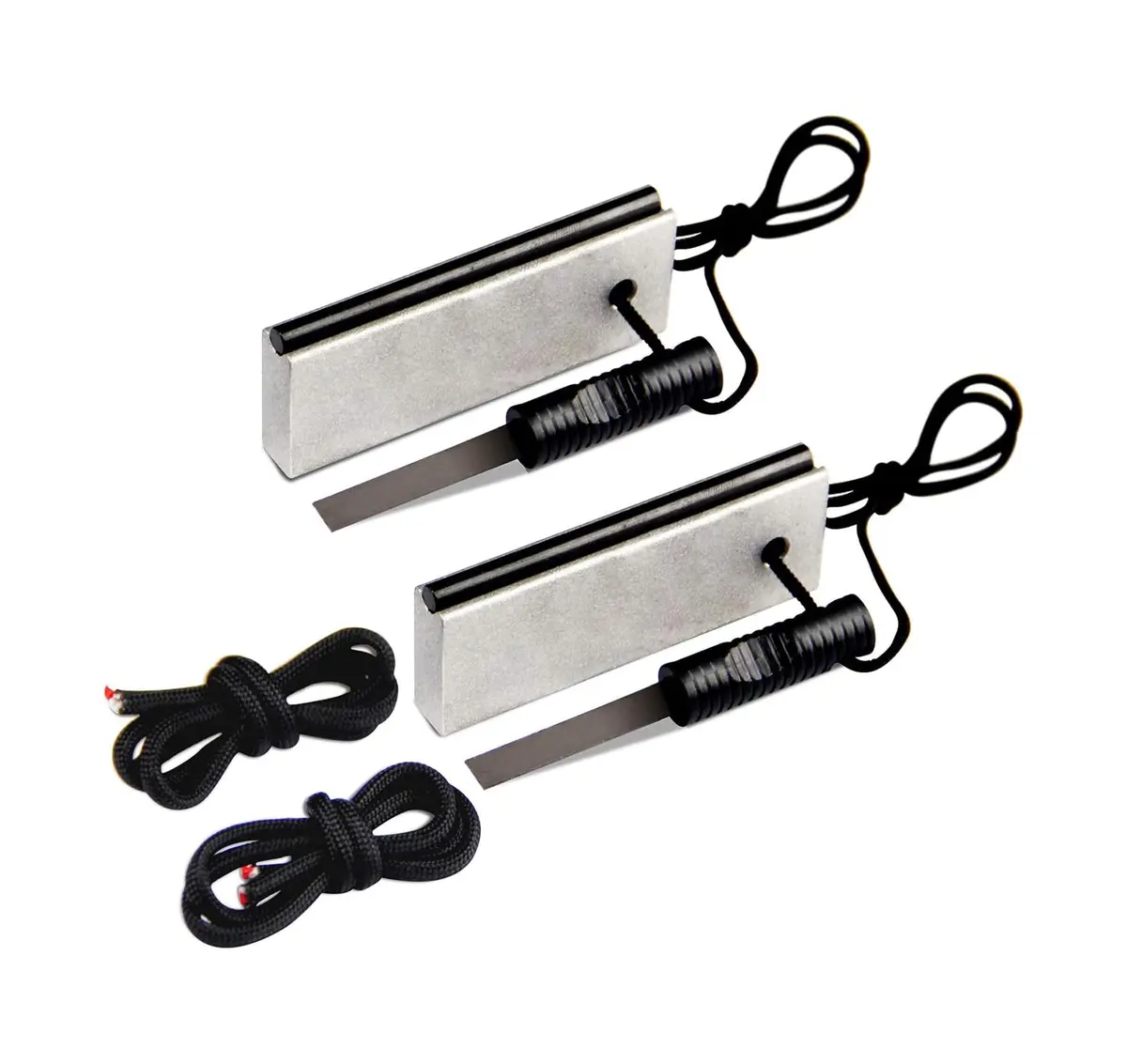 AOFAR Magnesium Fire Starter AF-374 2-Pack Waterproof Fire Steel Pouch for Camping & Outdoors - main product image