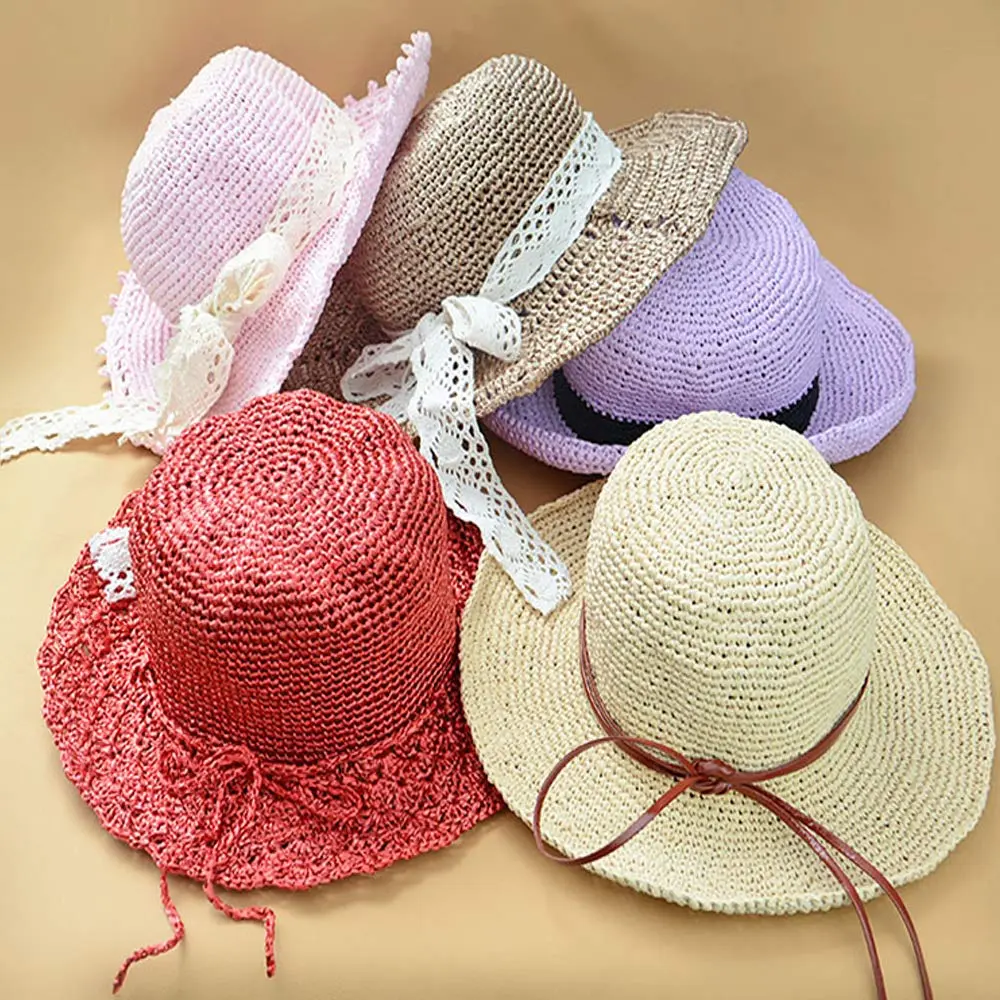 Rayon Crochet Raffia Yarn Natural Cotton Light Pink Summer Sun Hat & Beach Bag Yarn | 280m (306yd) - view 7