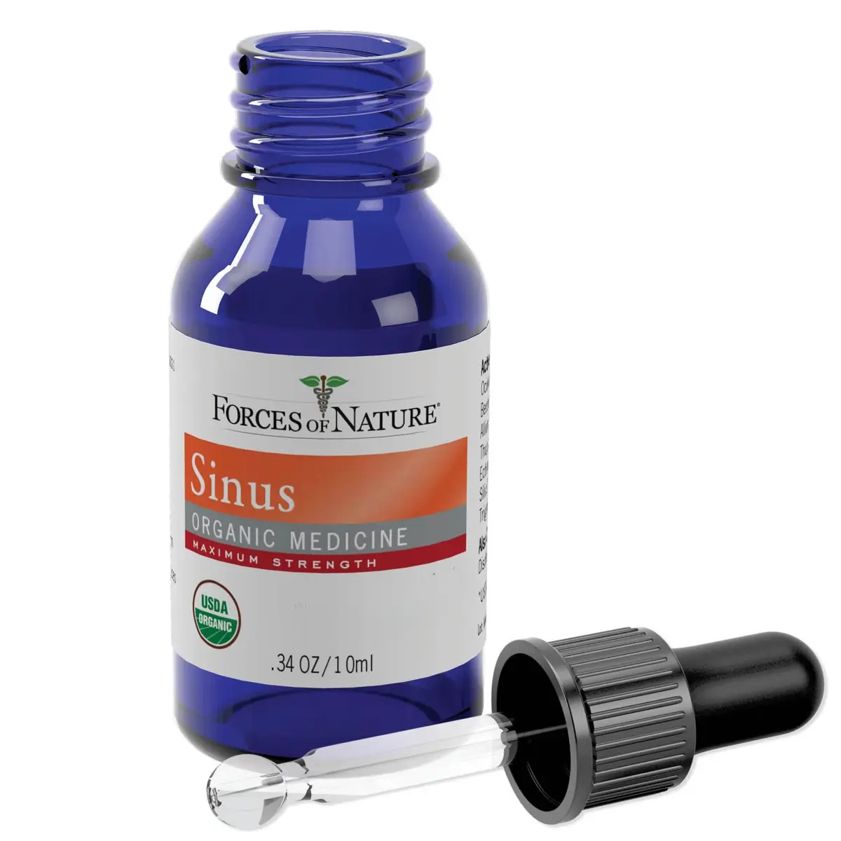Forces of Nature Sinus Relief Nasal Decongestant 10ml | Organic Homeopathic Sinus Medicine - view 2
