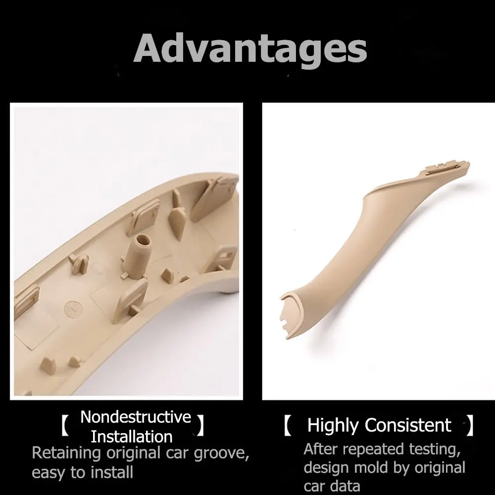 Jaronx Door Pull Handle for BMW 5 Series F10/F11 520 523 2010-2016 | Beige - view 5