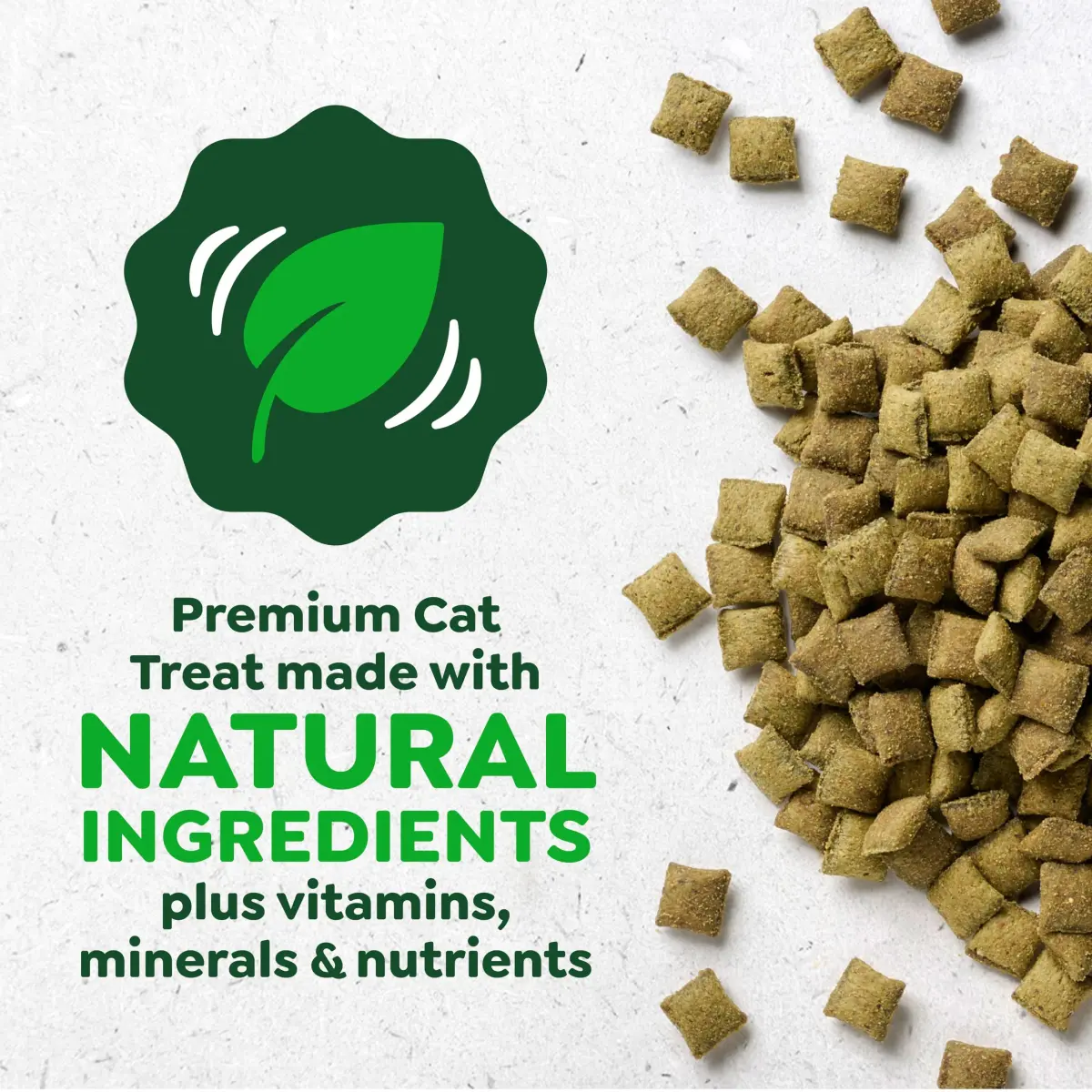 Greenies Feline Smartbites Skin & Fur Health Cat Treats, Chicken, 4.6 oz (130 g) | Vet-Designed with Omega-3s for Healthy Skin - view 4