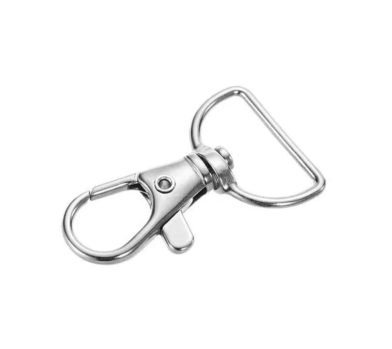 YAKA 50 Pack Silver Lobster Claw Clasps 1 inch | Durable Alloy Jewelry Findings (70-120 chars) - view 2
