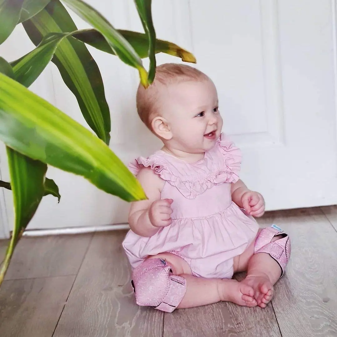 Simply Kids Baby Crawling Knee Pads (2 Pairs, Bird Design) | Protect Baby's Knees - view 6